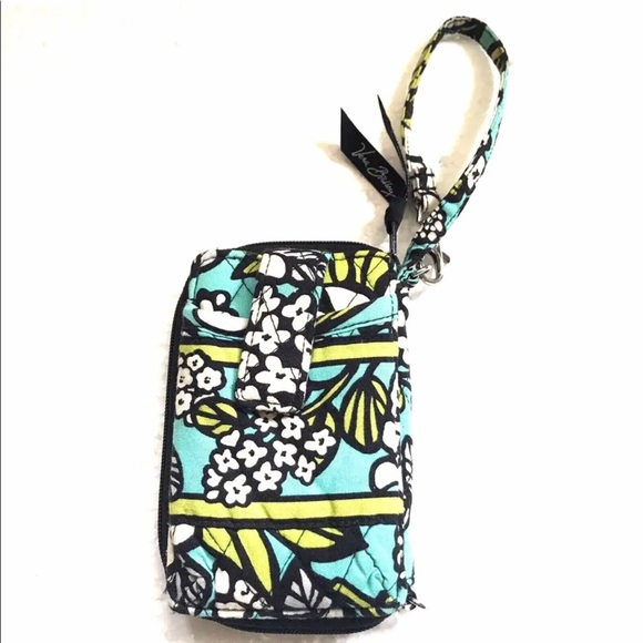 Vera Bradley Handbags - Vera Bradley Island Blooms All In One Wristlet Waller Cell Phone ID Case NWOT 6”